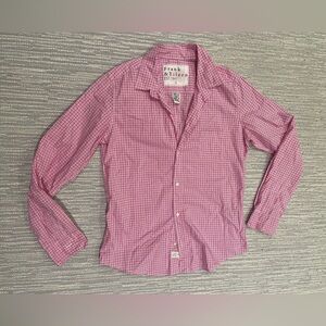 Frank & Eileen Barry Button Down 100% Cotton size Large